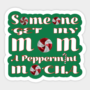 Peppermint Mocha Sticker